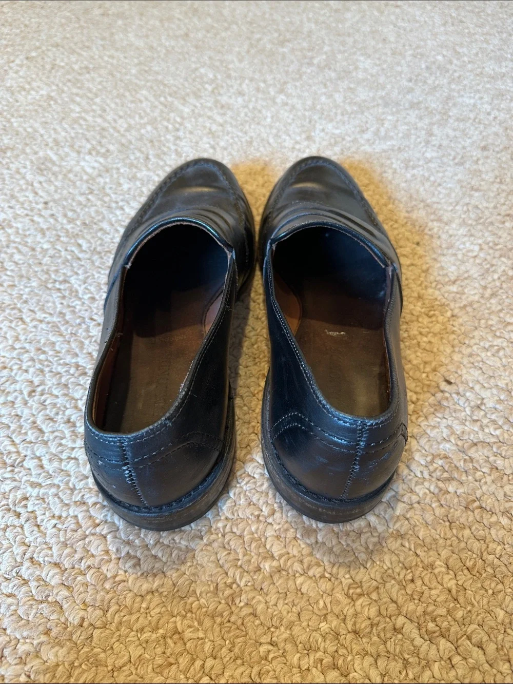 Allen Edmonds Black Leather Penny Loafers